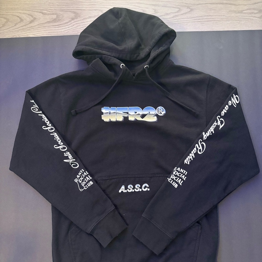 Anti Social Social Club Black Sweatshirt Casual Style